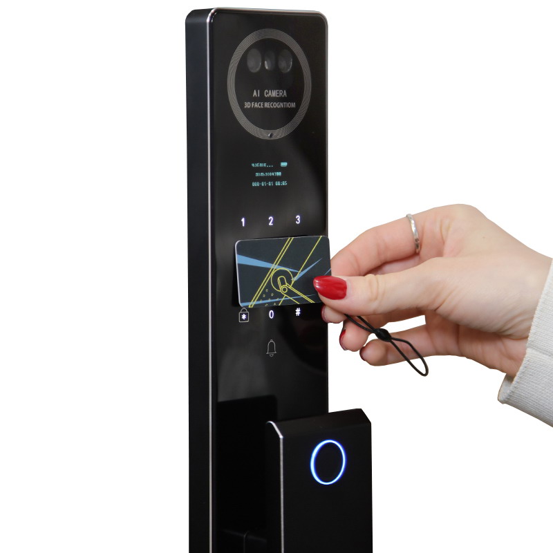 Биометрический врезной дверной замок Smart lock Y 12