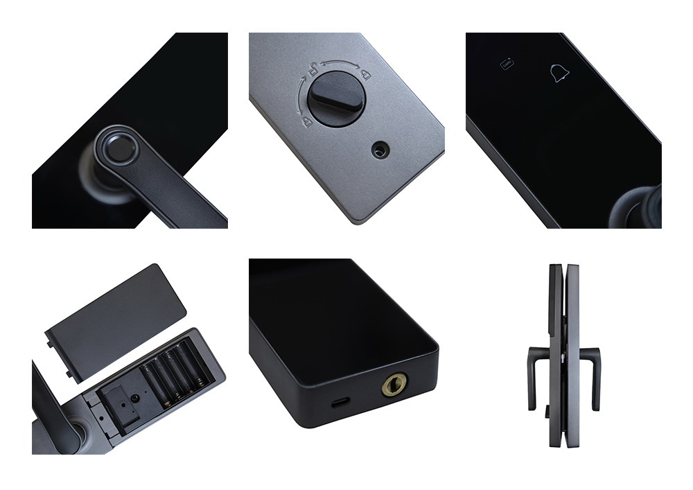 Биометрический врезной дверной замок Smart lock Y 1