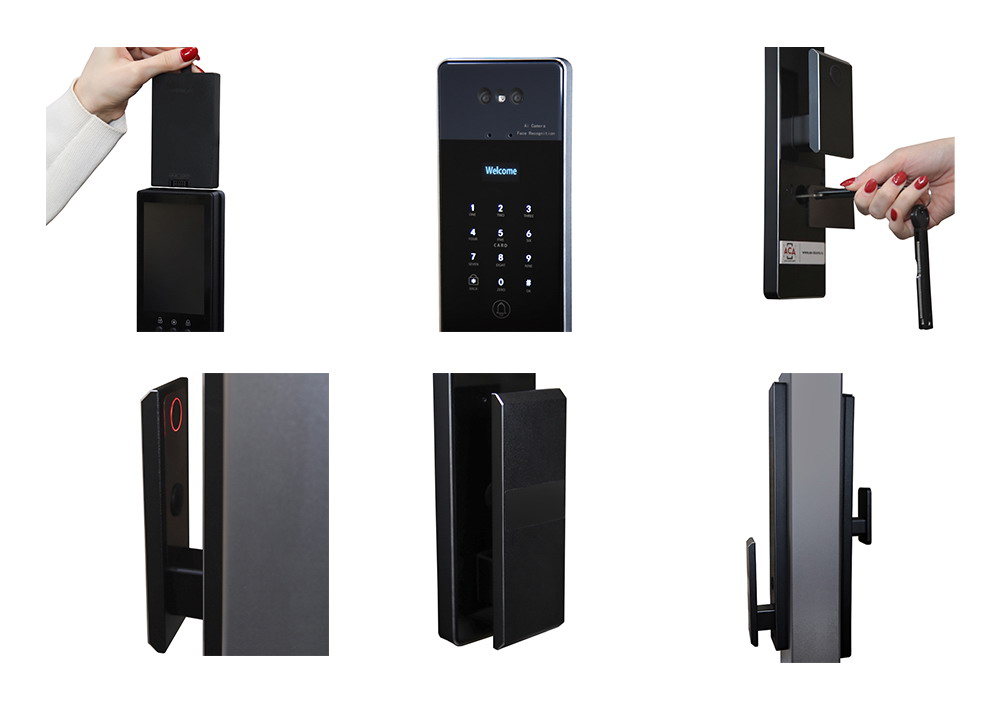 Биометрический врезной дверной замок Smart lock Y 23
