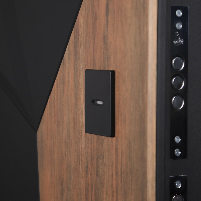 Входная дверь Стальная дверь Макс 3D с зеркалом (биометрический замок Y12). Заказная модель.