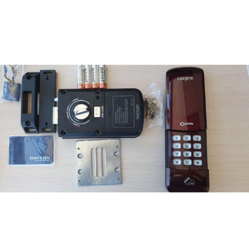 Накладной электронный дверной замок LocPro C50R2 Series Red Digital Door Lock