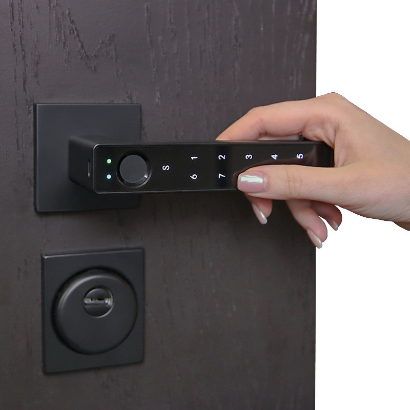 Умная электронная дверная ручка с отпечатком пальца Smart lock T888