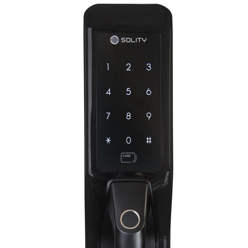 Электронный дверной замок Solity GP-3000BK BLACK с отпечатком пальца