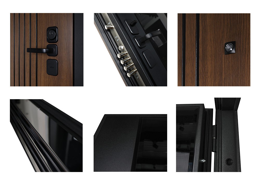 Входная дверь Стальная дверь «Sena» с зеркалом. Заказная модель.