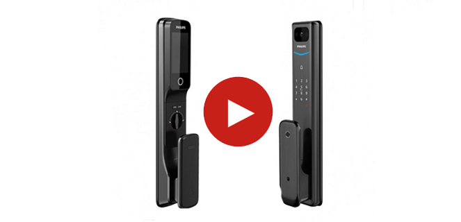 Электронный замок Philips Alpha VP-5HBWS (с функцией видеодомофона)