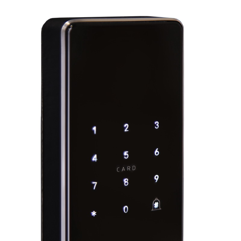 Биометрический врезной дверной замок Smart lock R06 с нажимной ручкой