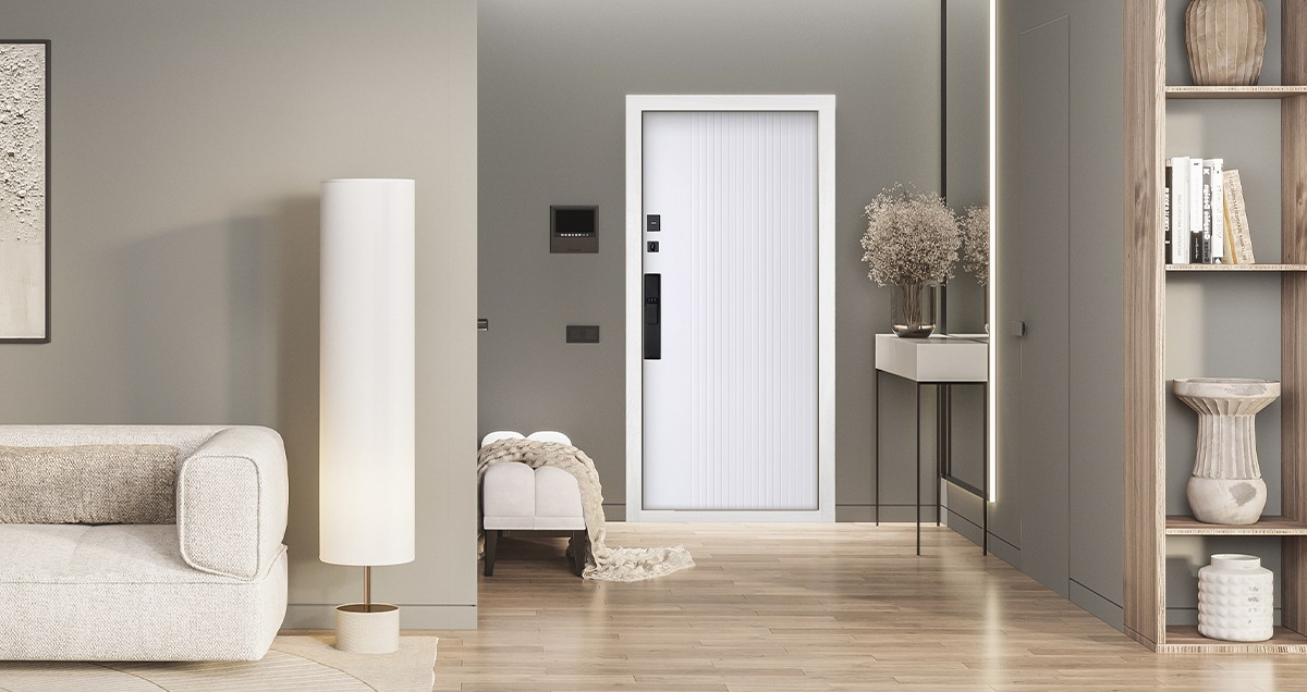 Входная дверь Стальная дверь Конструктор (биометрический замок Smart lock Y23)