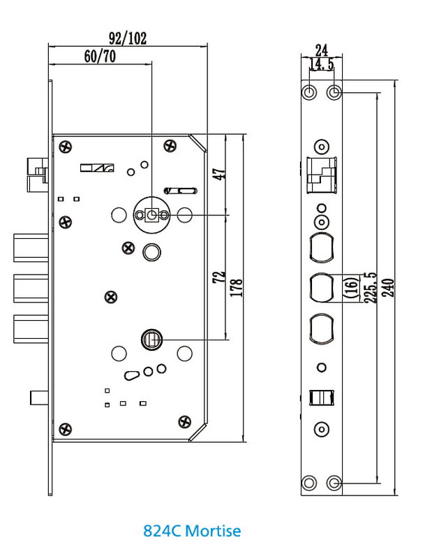 Электронный дверной замок Philips EasyKey Alpha-5HB