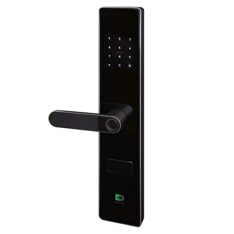 Биометрический врезной дверной замок Smart lock R06 с нажимной ручкой