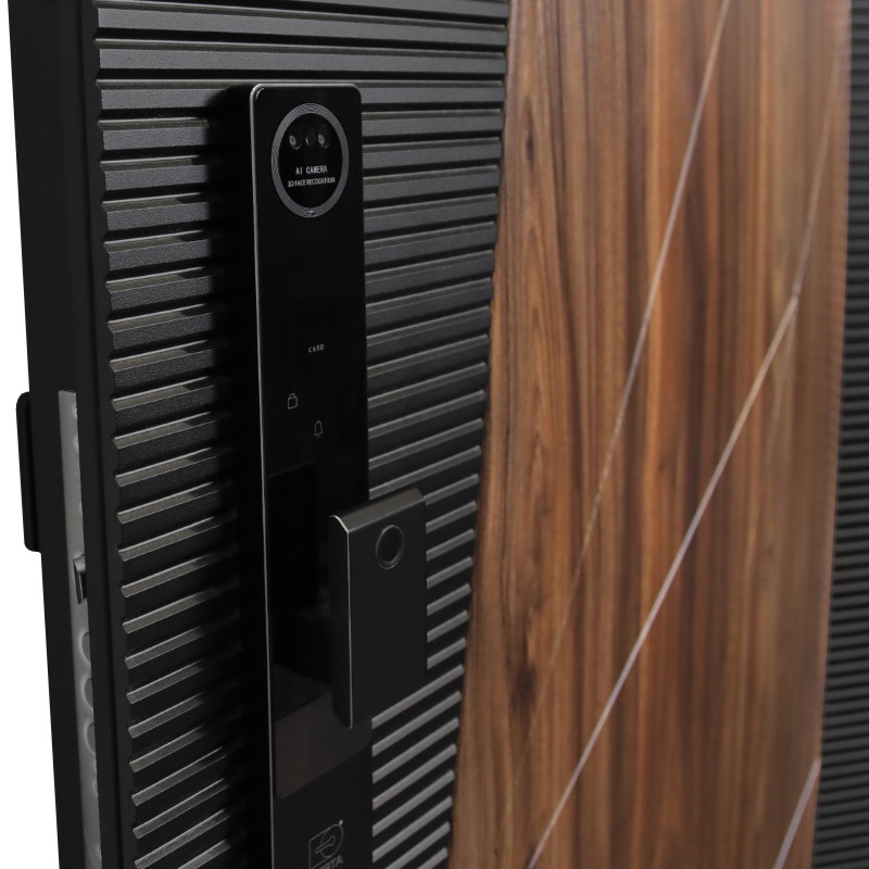 Входная дверь Стальная дверь Сапсан (биометрический замок Smart lock Y12)