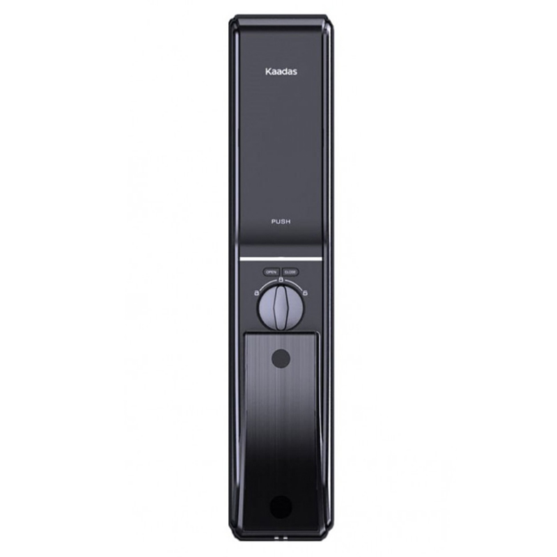 Врезной электронный дверной замок Kaadas K9-5W Black с отпечатком пальца
