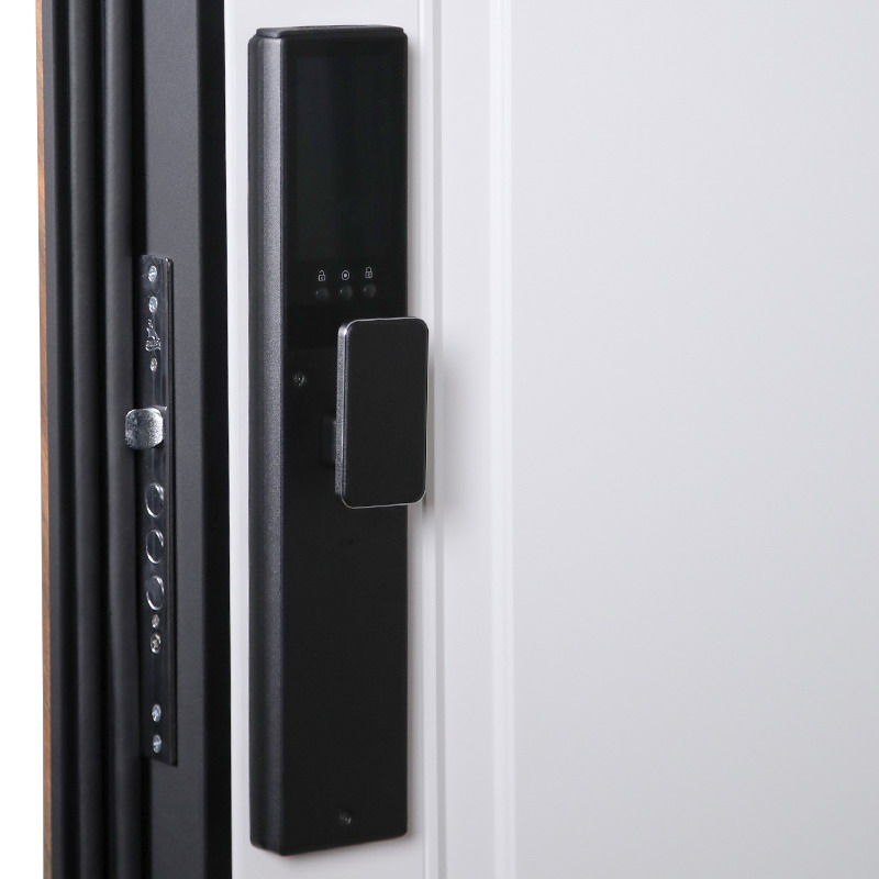 Входная дверь Стальная дверь Plata (биометрический замок Smart Lock Y12)