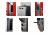 Биометрический врезной дверной замок Smart lock Silver