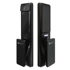 Врезной электронный дверной замок Solity GSP-2000BK BLACK с отпечатком пальца
