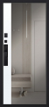 Входная дверь Стальная дверь Plata с зеркалом (биометрический замок Smart lock Y12)