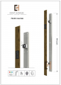 Арт. 70х35 Inox Oak Premium + Dircode, L-1400мм