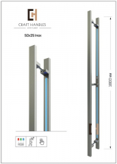 Арт. 50х25 Inox Premium , L-1800 мм