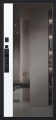 Входная дверь Стальная дверь Plata с зеркалом (биометрический замок Smart lock DZ 888)